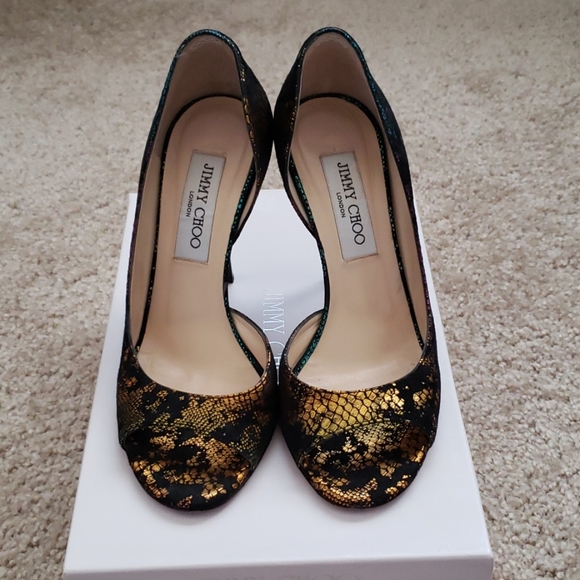 Jimmy Choo RARE Rainbow suede heels sz 6/36 - Picture 5 of 11